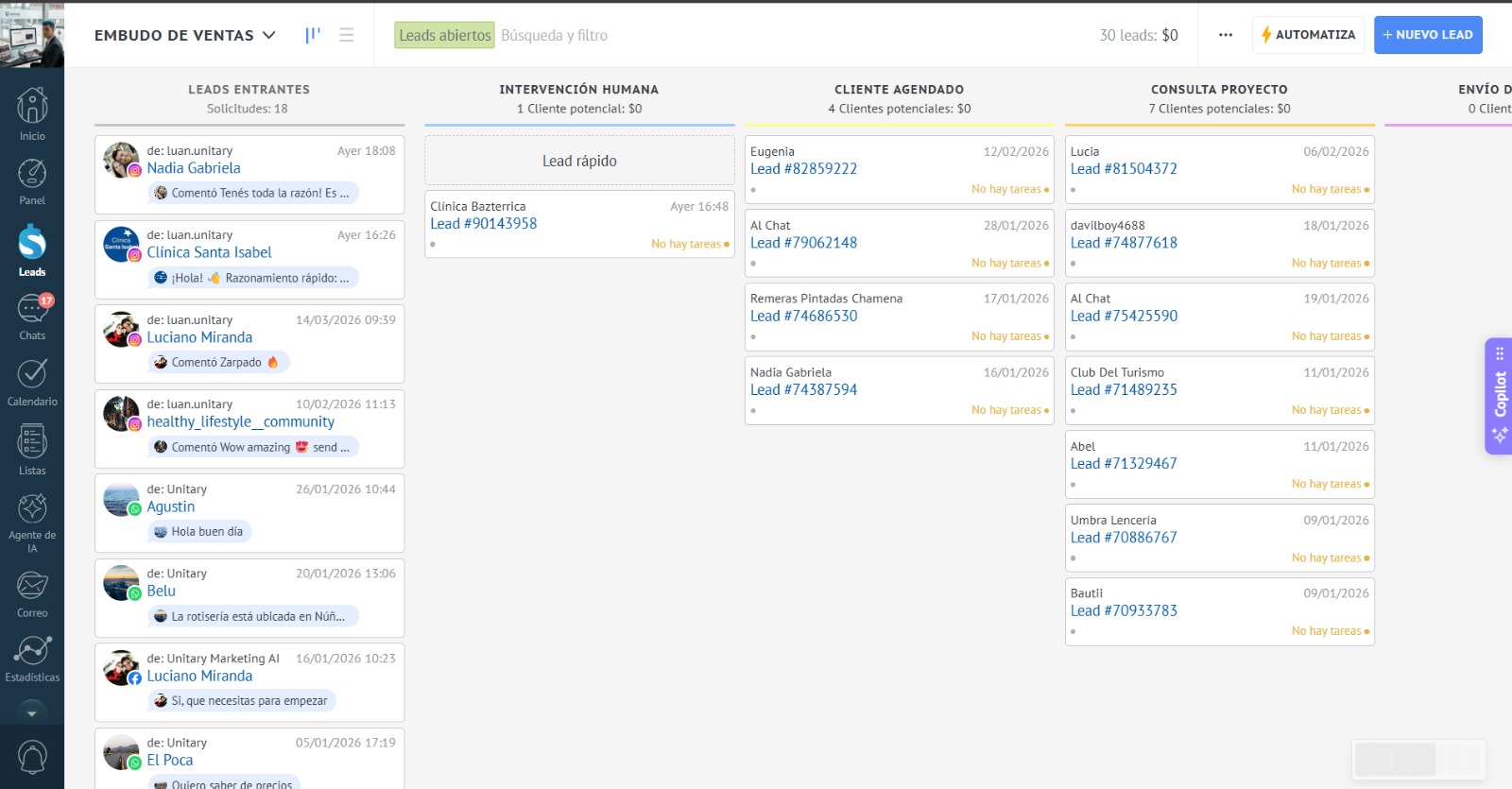 Entregables B2B Unitary